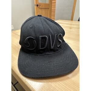 DVS Black & White Bandana Hat Cap Skateboard OSFA Retro Style
